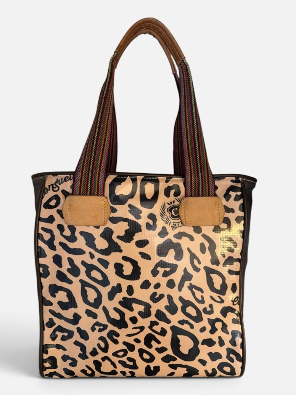CONSUELA Bam Bam Chica Tote Diego Natural Leather ConsuelaCloth™ Shoulder Bag - Picture 4 of 10